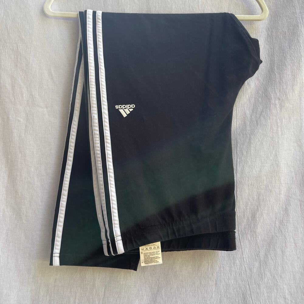 Adidas Women’s 2XL Black 3-Stripe Performance Leggings Pants